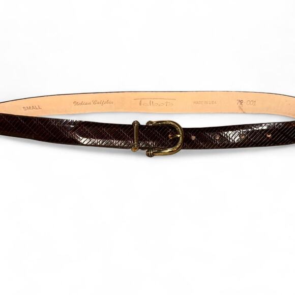 Brown talbots leather belt - Picture 2 of 3